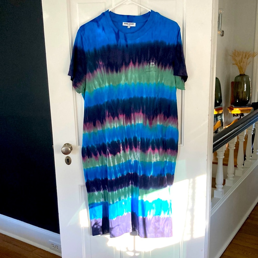 Opening Ceremony tie dye T-shirt dress